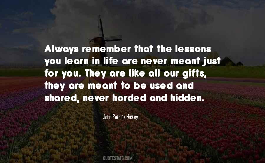You Learn In Life Quotes #1255798