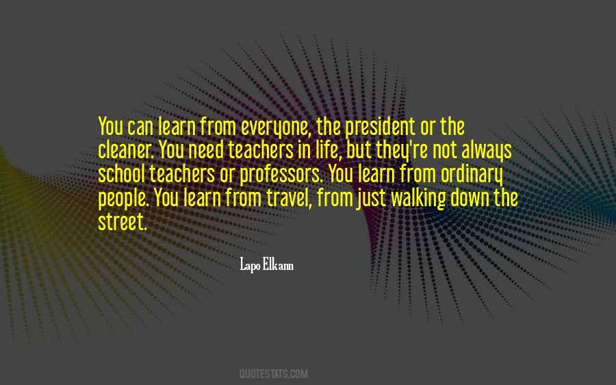 You Learn In Life Quotes #483319