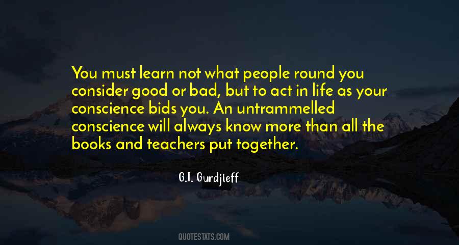 You Learn In Life Quotes #484489