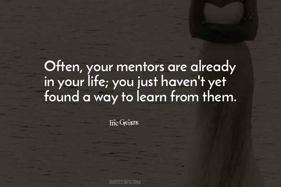 You Learn In Life Quotes #826496