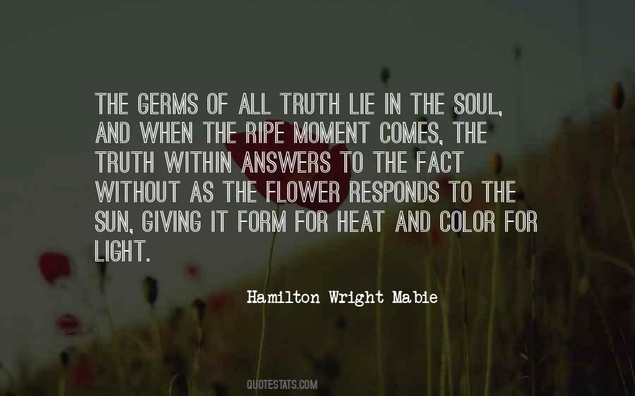 Truth And Fact Quotes #1341647