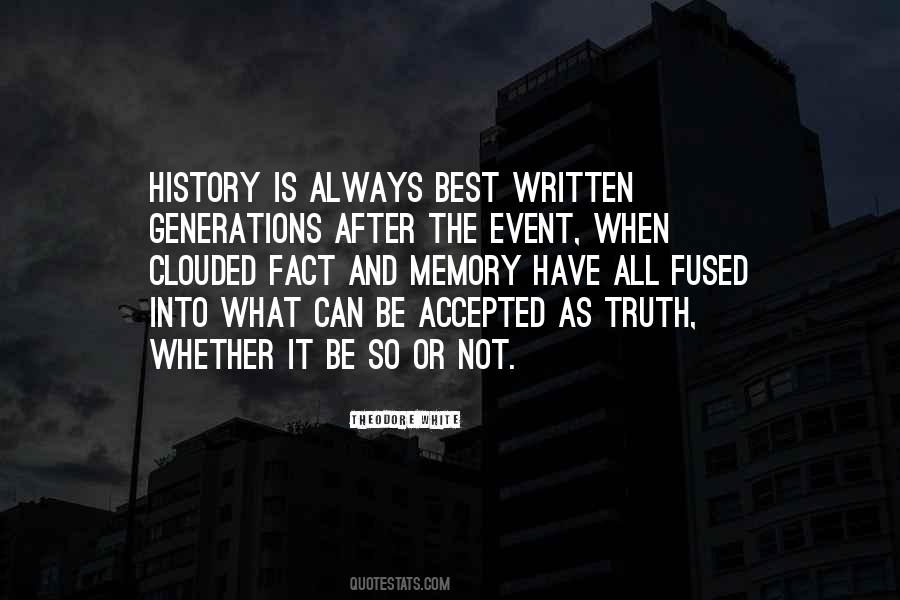 Truth And Fact Quotes #1360631