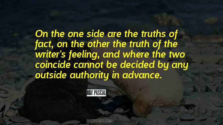 Truth And Fact Quotes #143042