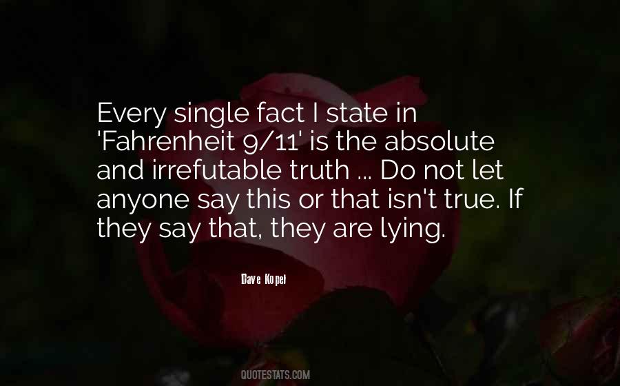 Truth And Fact Quotes #1559185