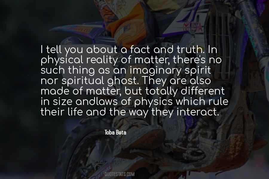 Truth And Fact Quotes #838073