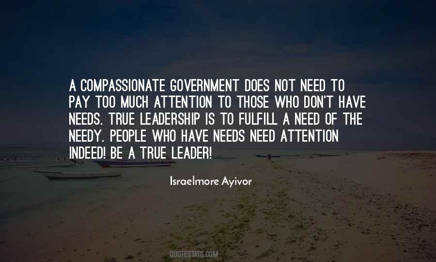 Compassion Leadership Quotes #1132132