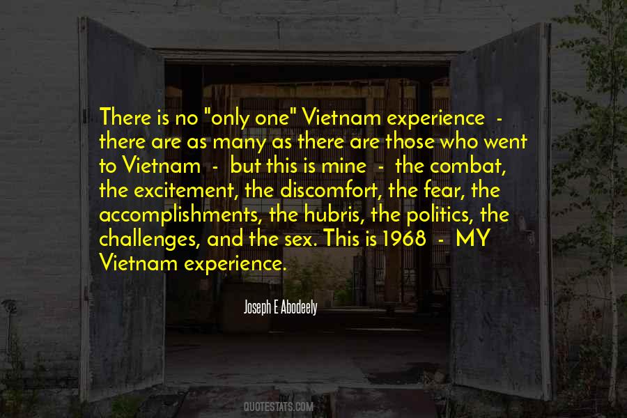 Excitement And Fear Quotes #1064278