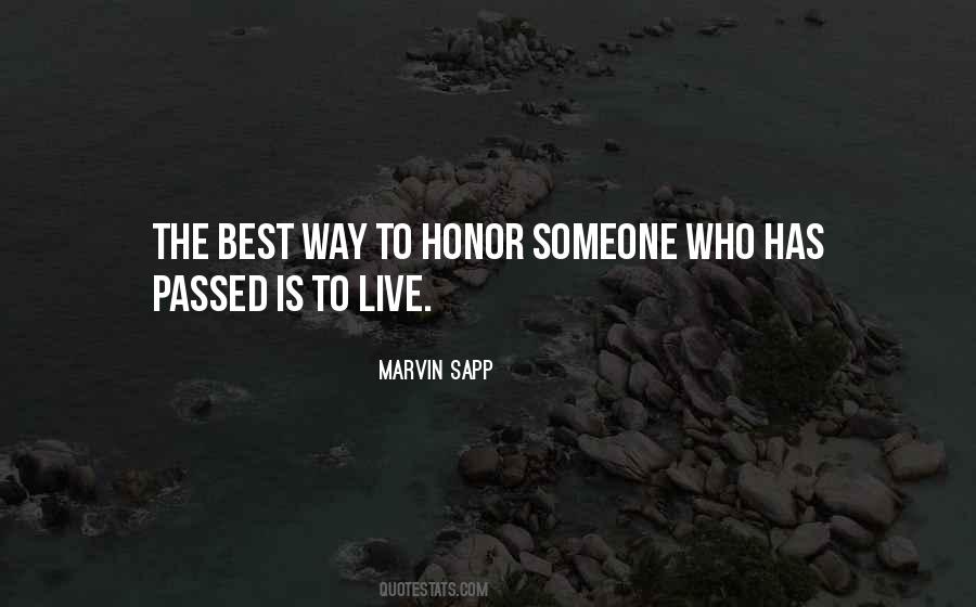 Best Honor Quotes #795392