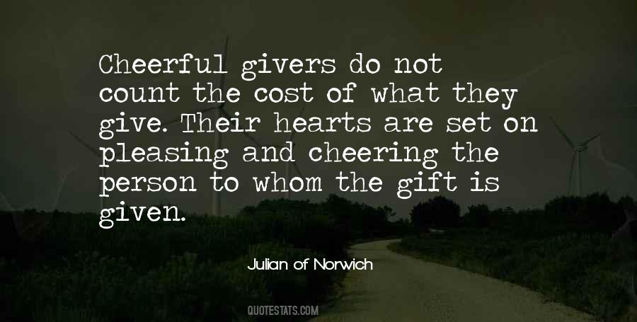 To Give And Not To Count The Cost Quotes #449539