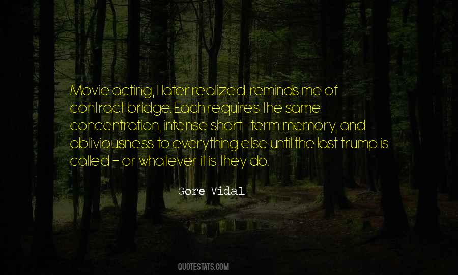 Bridge And Memories Quotes #997733
