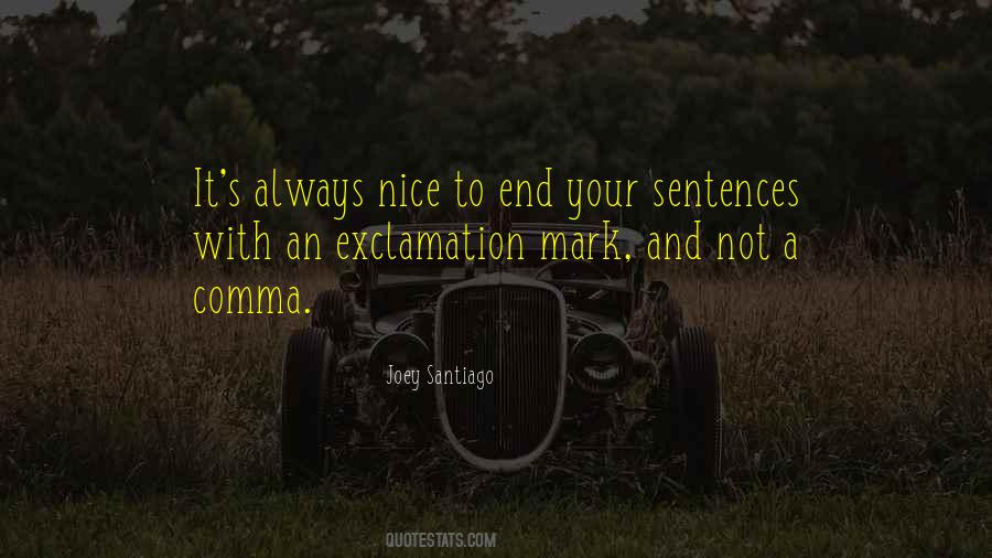 Exclamation Quotes #1393461
