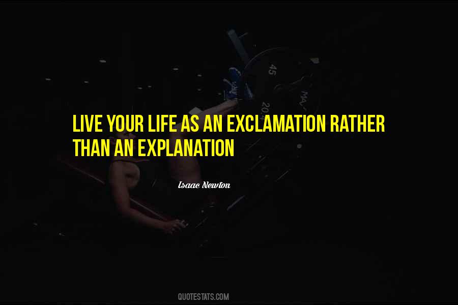 Exclamation Quotes #667877