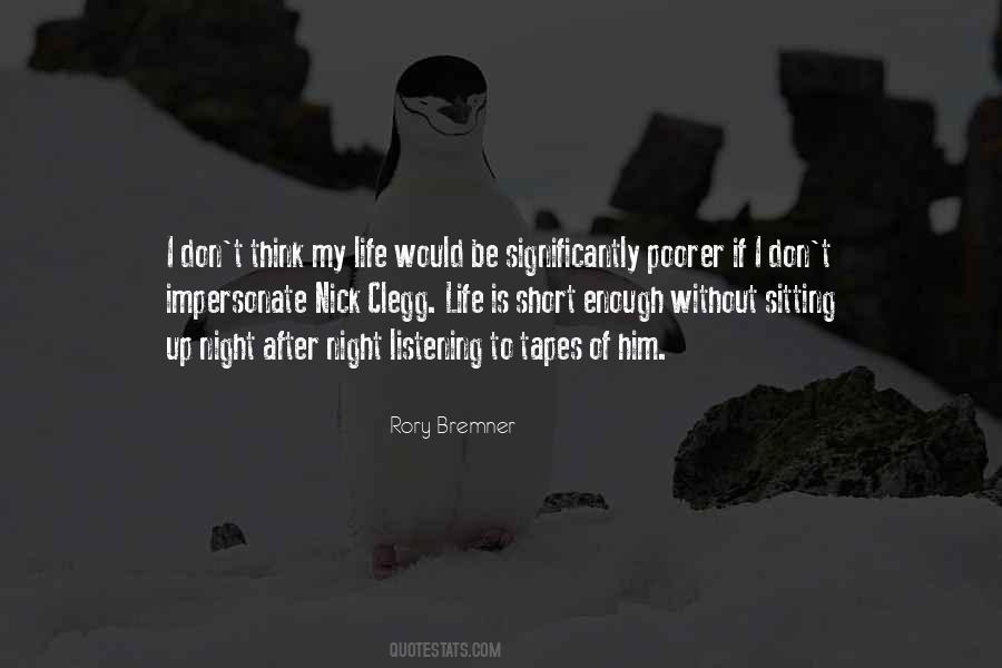 Short Night Quotes #373489