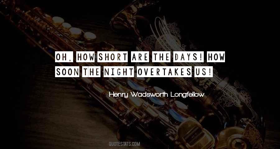 Short Night Quotes #738399