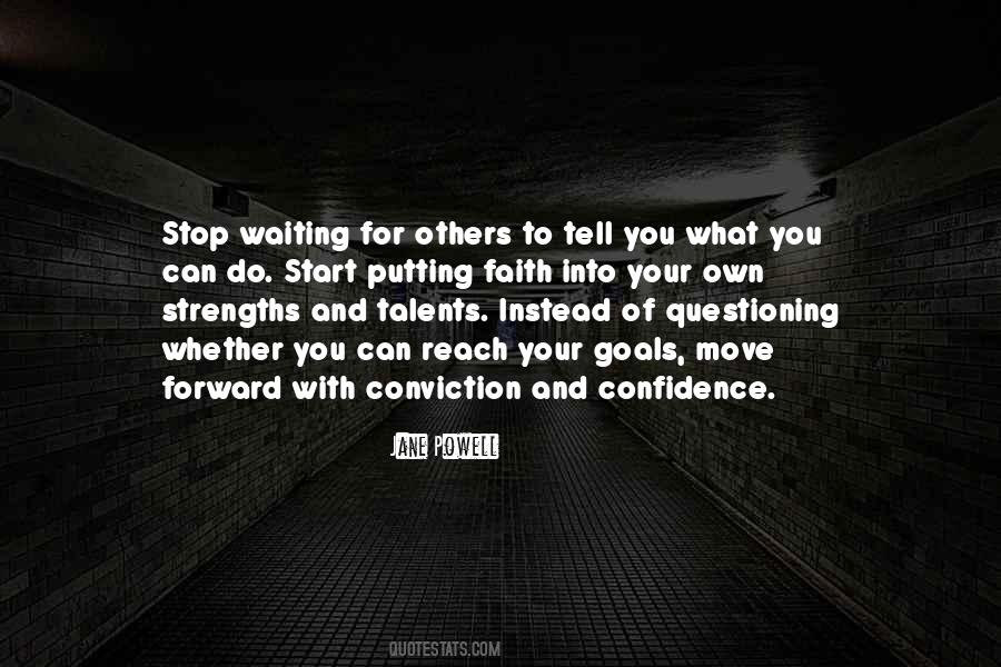 Waiting For Others Quotes #337357