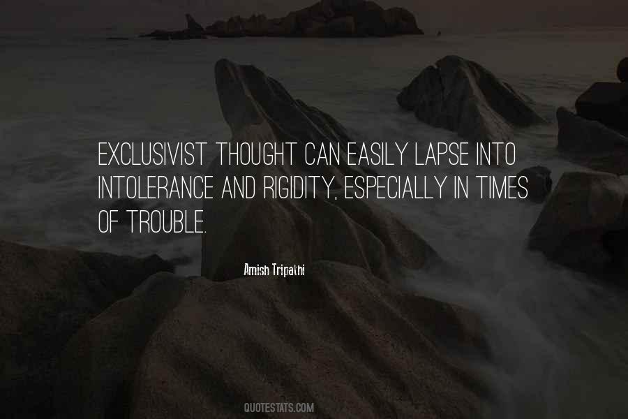 Exclusivist Quotes #1868439