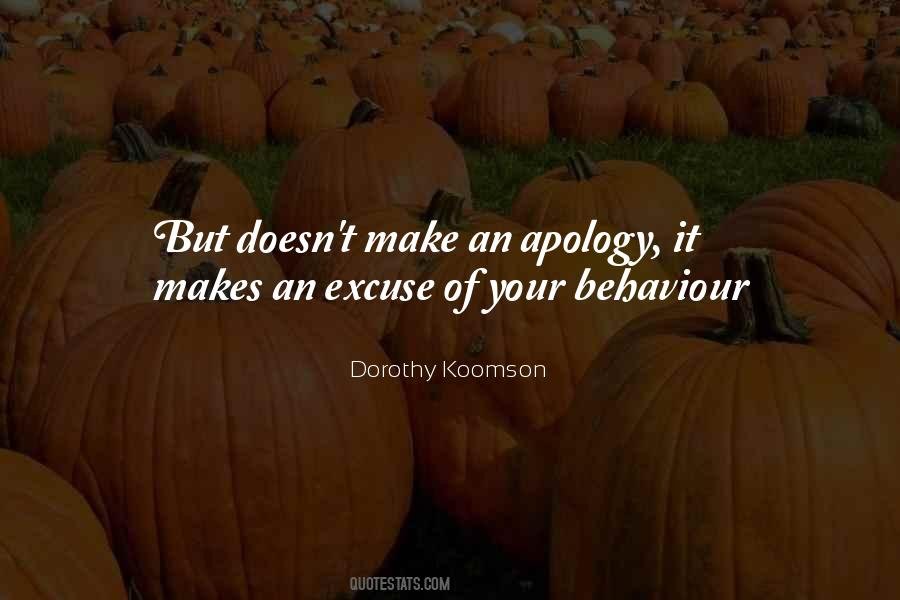 Excuse Quotes #1691763