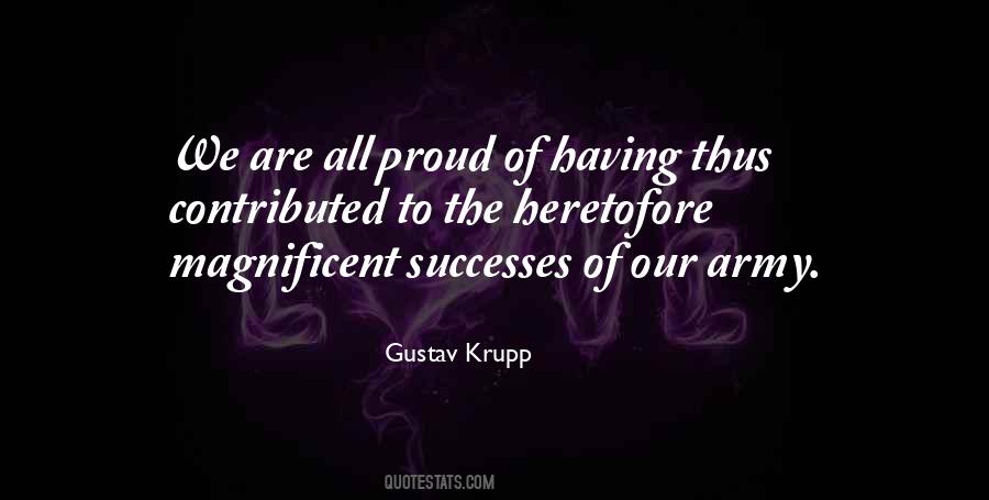 Proud Army Quotes #487507