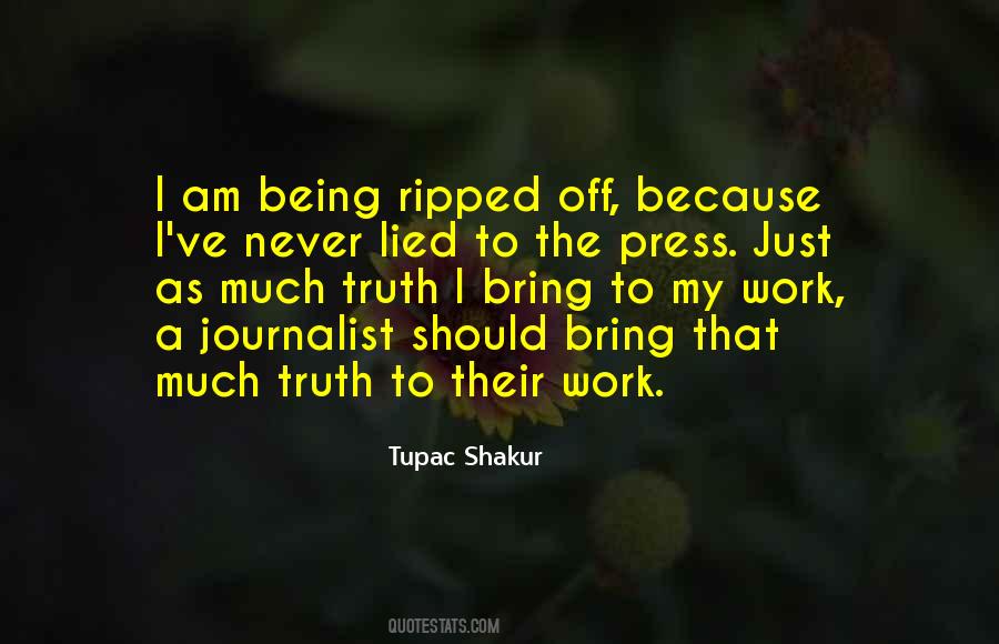 I Am A Journalist Quotes #857390