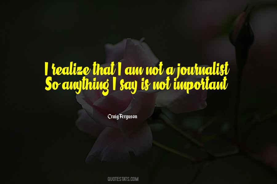 I Am A Journalist Quotes #954756