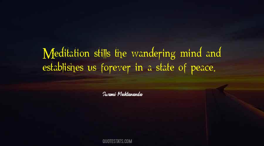Meditation Peace Of Mind Quotes #103918