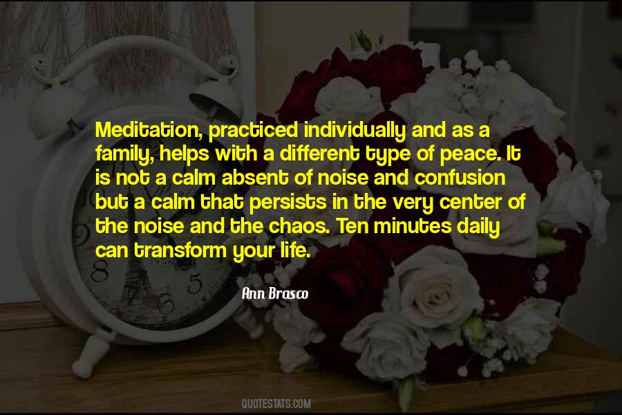Meditation Peace Of Mind Quotes #1445840