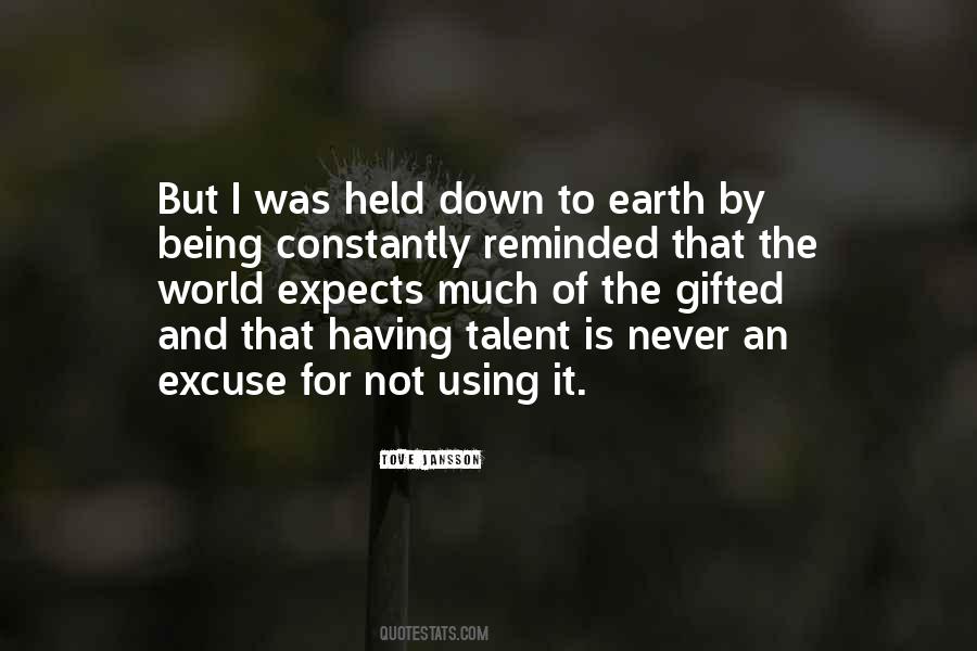 Gifted Talent Quotes #1634093