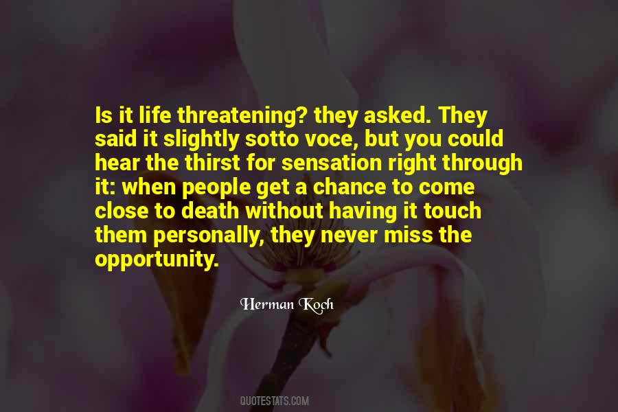 Death Miss Quotes #1373681