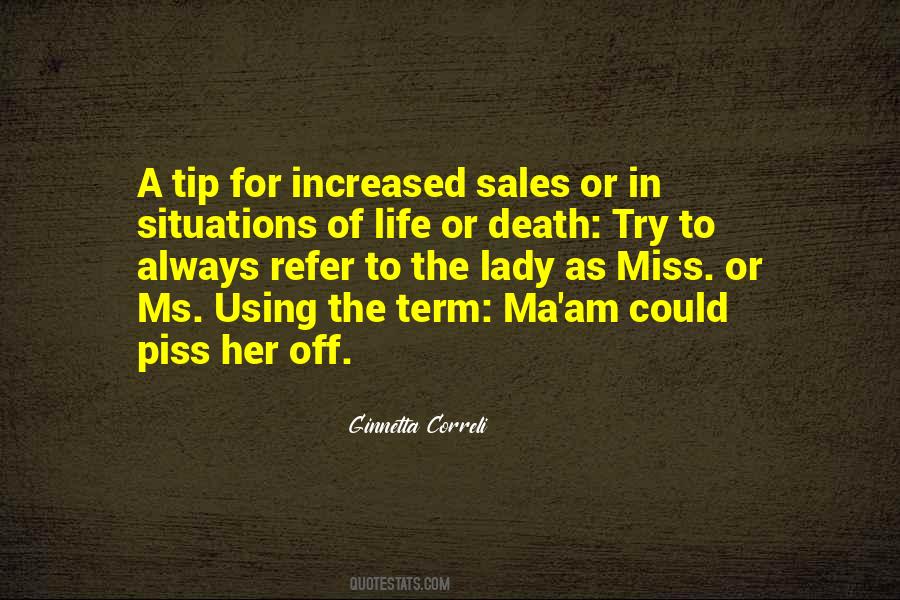 Death Miss Quotes #1476875
