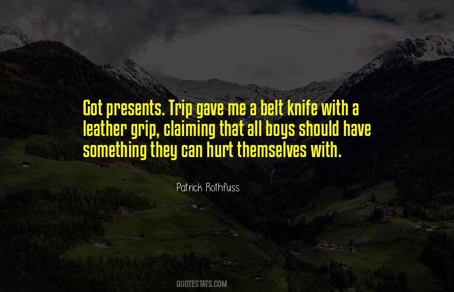 Leather Belt Quotes #1258114