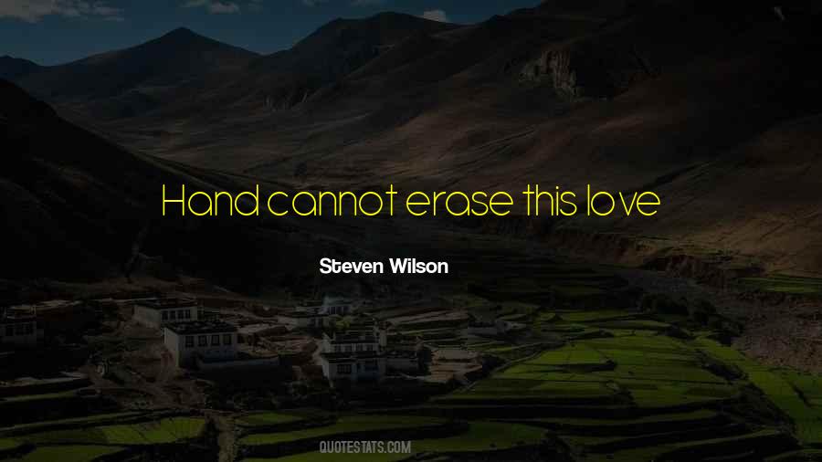 Cannot Erase Quotes #1719307