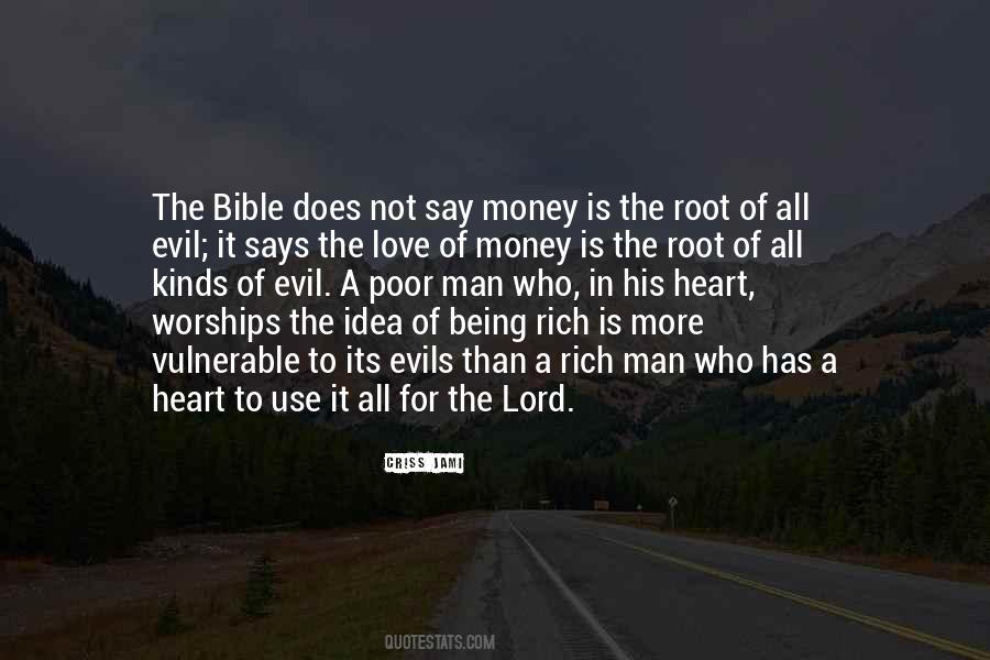 Quotes About The Evils Of Money #1244690