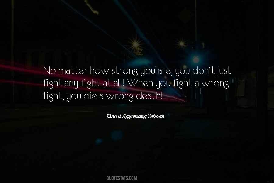 Fight Strength Quotes #901838