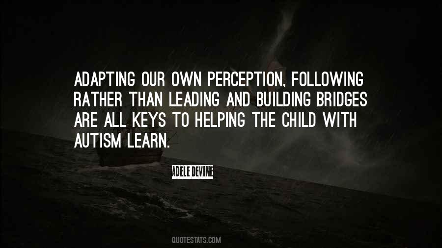 Child With Autism Quotes #1352505