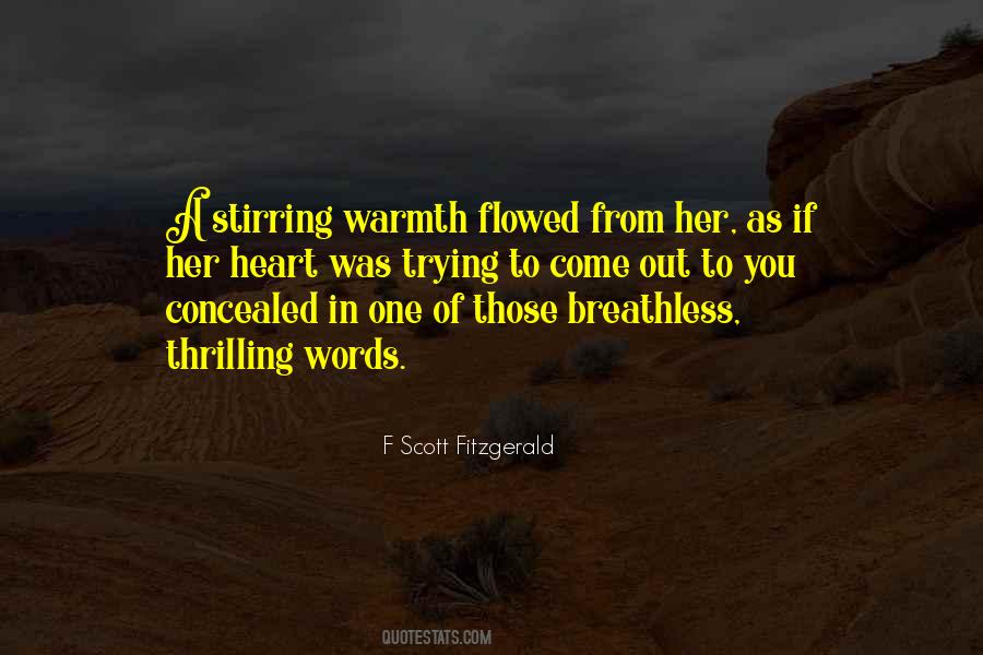 Warmth Heart Quotes #1659633