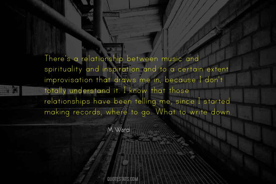 Music Relationship Quotes #875937