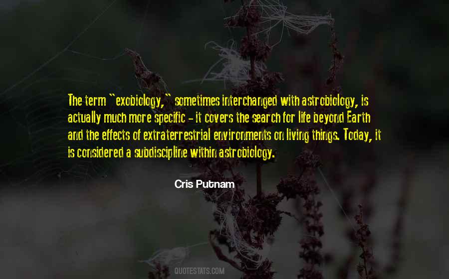 Exobiology Quotes #919963