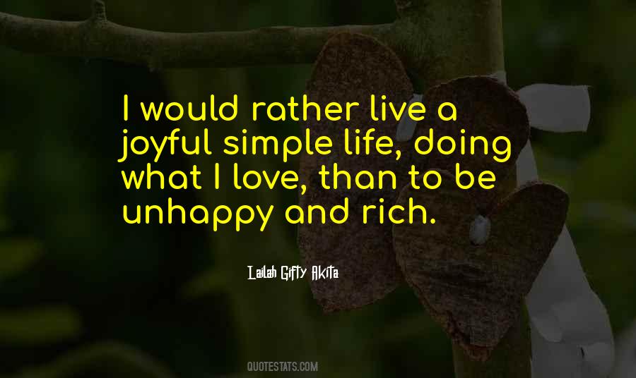 Love Simple Life Quotes #1281625