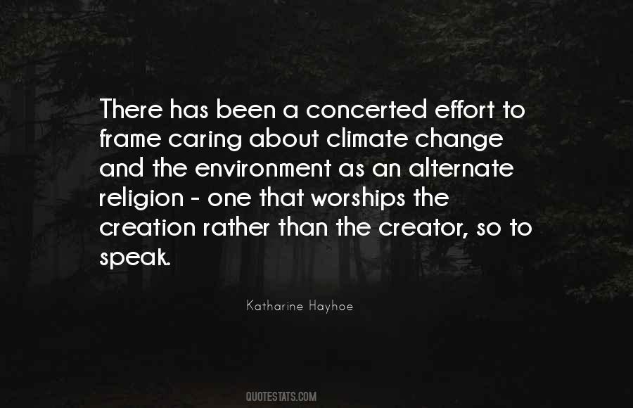 Quotes About Caring Environment #1543676