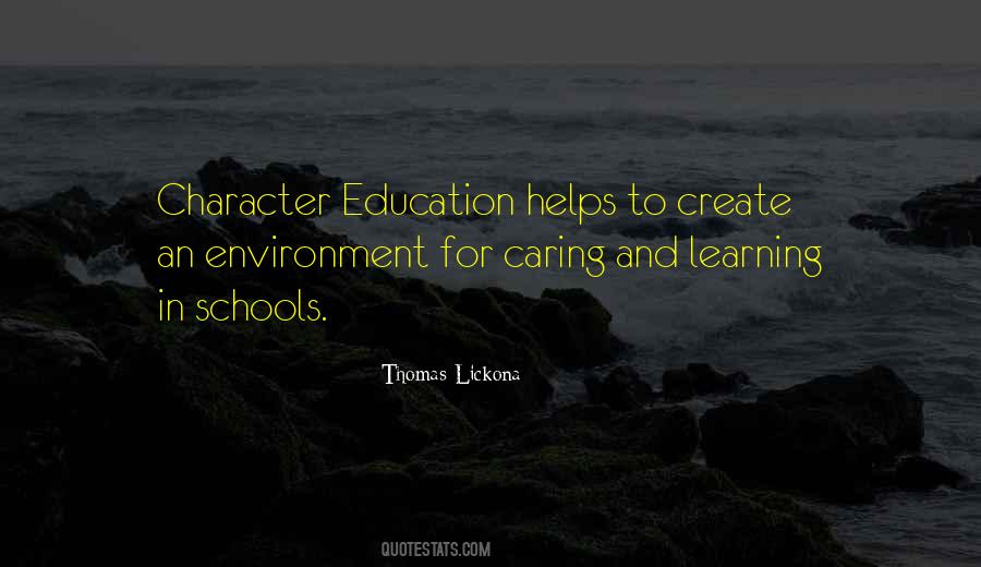 Quotes About Caring Environment #241067