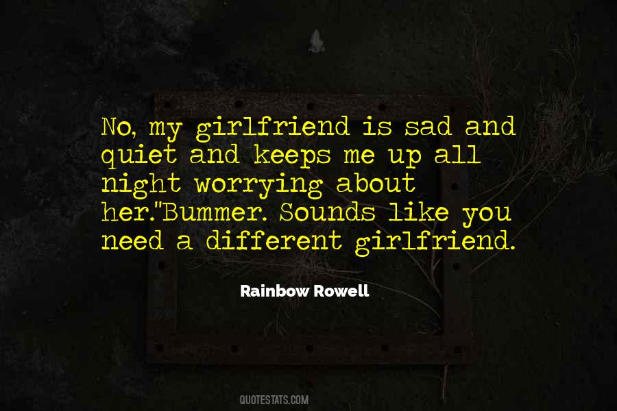 About My Girlfriend Quotes #561360