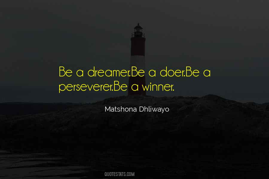 Be Winner Quotes #400552