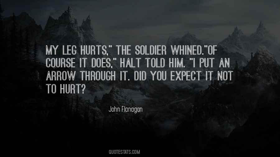 Expect Less Hurt Less Quotes #7828