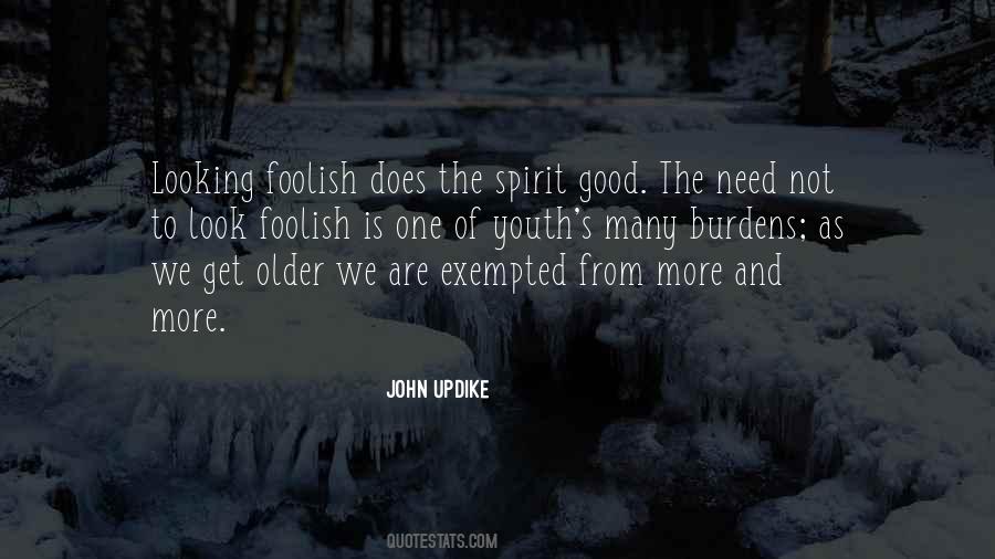 Foolish Youth Quotes #347969