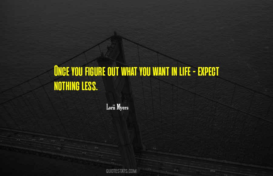 Expect Nothing Less Quotes #117114