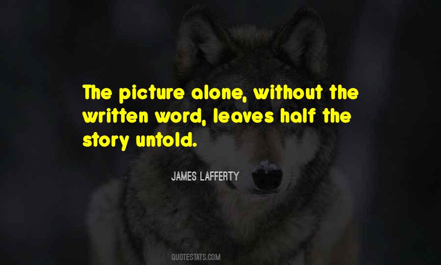 Picture Story Quotes #477669