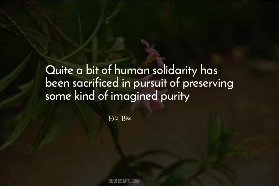 Quotes About Human Solidarity #1013085