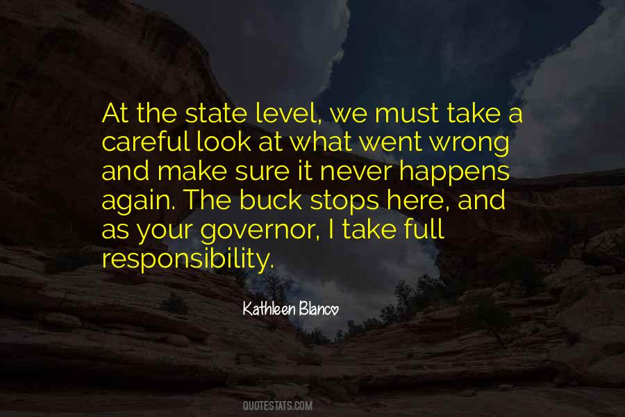 Never Take Responsibility Quotes #1302593