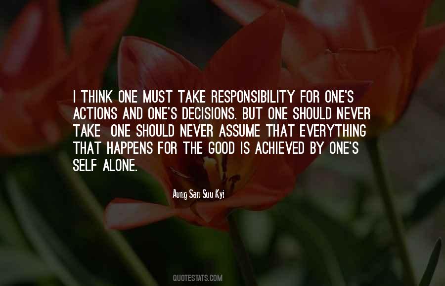 Never Take Responsibility Quotes #479752