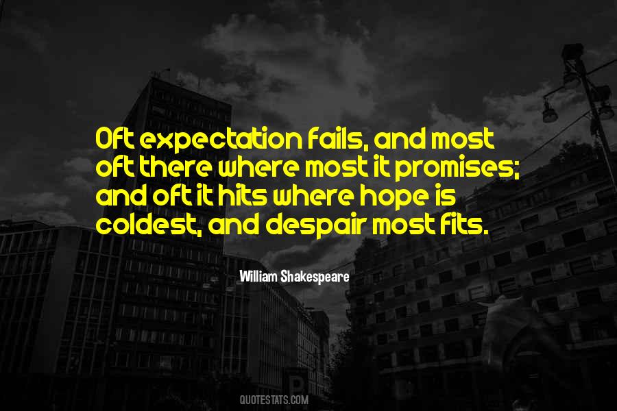 Expectation And Hope Quotes #1585308